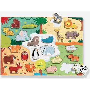 Puzzle Animales de madera - DJECO multicolor