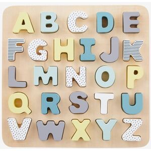 VERTBAUDET Puzzle con letras para encajar, de madera multicolor