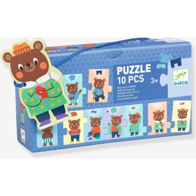 DJECO Puzzle friso Nounours se viste azul DJECO Puzzle friso Nounours se viste azul