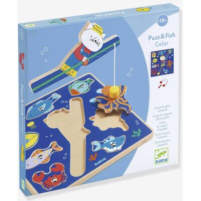 Puzzle Fish Color DJECO azul-oscuro Puzzle Fish Color DJECO azul-oscuro