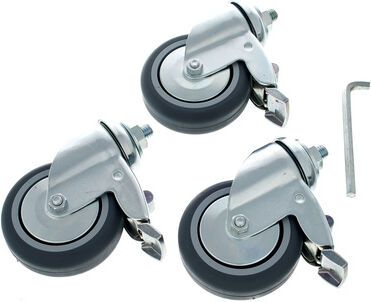 Manfrotto 104 Wheel Set Ø 75 with Brakes Manfrotto 104 Wheel Set Ø 75 with Brakes