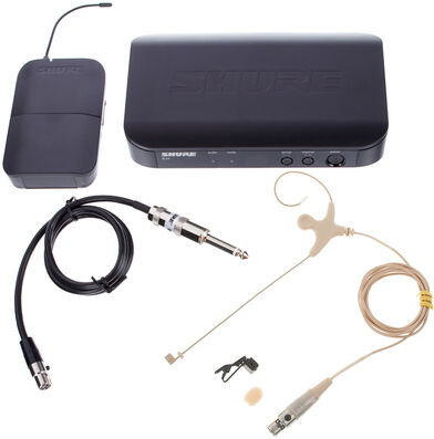 Shure BLX14 S8 EarmiKe O Bundle Beige claro