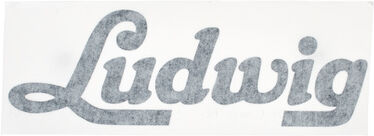 Ludwig Script Vintage Logo Sticker Ludwig Script Vintage Logo Sticker