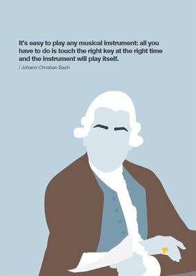 My World Bach Greeting Card My World Bach Greeting Card