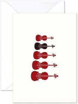 My World Vintage Strings Greeting Card My World Vintage Strings Greeting Card