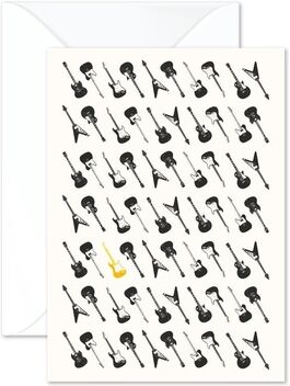 My World Vintage E-Guitar Greeting Card My World Vintage E-Guitar Greeting Card