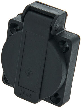 PCE 1020-5s Safety Socket BS Negro