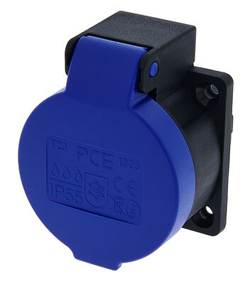 PCE 1323-0bc Safety Socket Swiss Negro