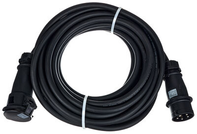 Stairville CEE Cable 32A 6.0mm² 15m Stage Negro