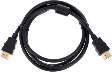 the sssnake HDMI 2.0 Cable 1.5m Gold Negro