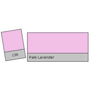 Lee Colour Filter 136 P. Lavender Pale Lavender