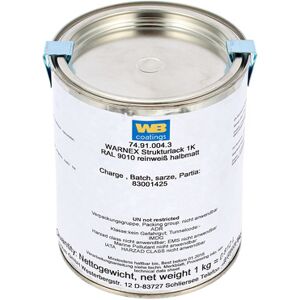 Warnex Structure Paint White 1Kg Blanco Mate