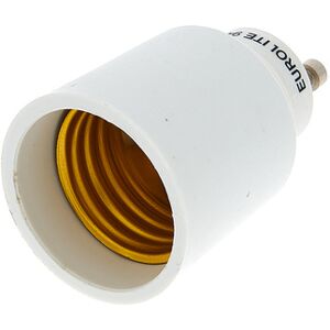 EuroLite Socket Adapter GU-10 to E-27 Blanco