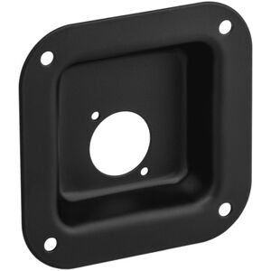 Adam Hall 87081 Steel Mounting Plate Negro