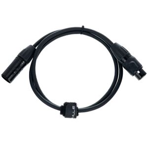 Stairville PDC5BK IP65 DMX Cable 1m 5pin