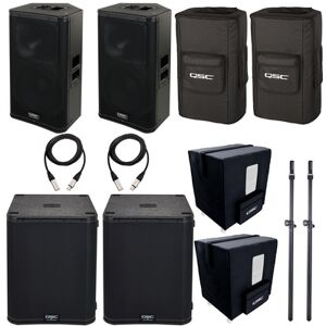 QSC KW122/KS118 Power Bundle Negro