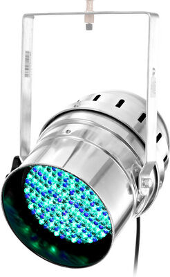 Stairville LED PAR 64 10mm RGB silver Plateado