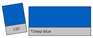 Lee Colour Filter 120 Deep Blue Deep Blue