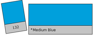 Lee Colour Filter 132 Medium Blue Medium Blue