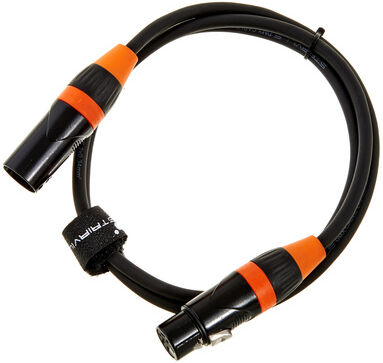 Stairville PDC5CC DMX Cable 1,0 m 5 pin Naranja