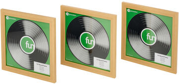 Fun Generation 12" Record Frame wood Aspecto madera