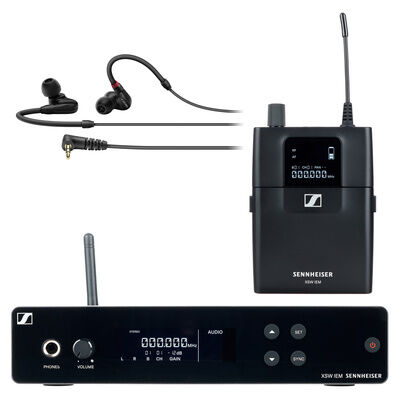 Sennheiser XSW IEM A-Band + IE100Pro Set Negro