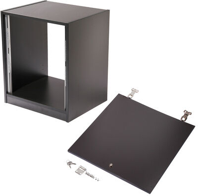 Thon Studio Rack 10U black Bundle Negro grafito