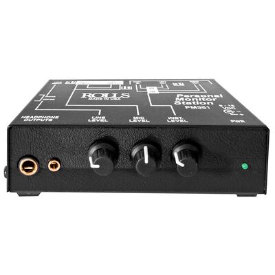 Sistema de Monitoreo Personal Rolls PM 351 - mezclador de audio versátil Sistema de Monitoreo Personal Rolls PM 351 - mezclador de audio versátil