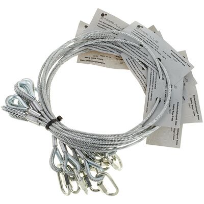 Stairville Safety Set 60cm/3mm 10pcs. Stairville Safety Set 60cm/3mm 10pcs.