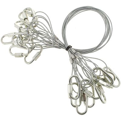 Stairville Safety Set 40cm/1,5mm 10pcs. Stairville Safety Set 40cm/1,5mm 10pcs.