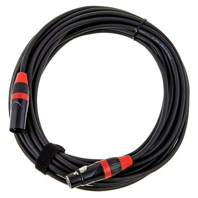 Stairville PDC5CC DMX Cable 10,0 m 5 pin Rojo Stairville PDC5CC DMX Cable 10,0 m 5 pin Rojo
