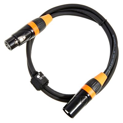 Stairville PDC3CC DMX Cable 1,0 m 3 pin Naranja Stairville PDC3CC DMX Cable 1,0 m 3 pin Naranja