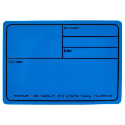 Stairville Tourlabel 177x127mm Blue Azul Stairville Tourlabel 177x127mm Blue Azul
