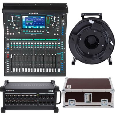 Allen & Heath SQ5, Case, DX168/X Bundle I Negro Allen & Heath SQ5, Case, DX168/X Bundle I Negro