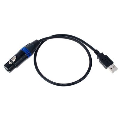 EUROLITE USB-DMX512 PRO - Interfaz DMX compacto para PC y Mac EUROLITE USB-DMX512 PRO - Interfaz DMX compacto para PC y Mac