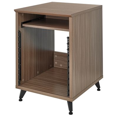 Gator Frameworks Elite 10U Rack GRY Gris madera flotante Gator Frameworks Elite 10U Rack GRY Gris madera flotante