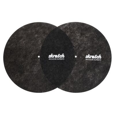 Suzuki 12" Skratch Slipmats Negro Suzuki 12" Skratch Slipmats Negro