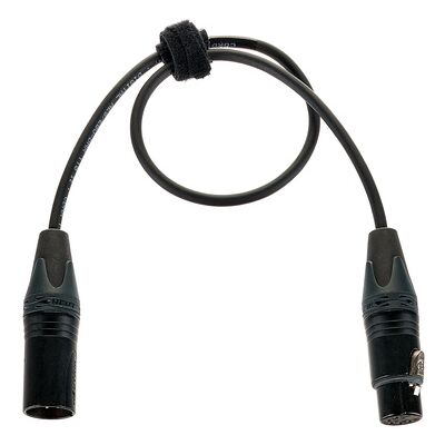 Cordial CDX-1 0.5 Cable DMX - Negro - Iluminación escénica Cordial CDX-1 0.5 Cable DMX - Negro - Iluminación escénica
