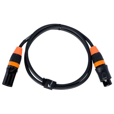 Stairville PDC3CC IP65 DMX Cable 1m 3pin Naranja Stairville PDC3CC IP65 DMX Cable 1m 3pin Naranja