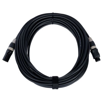 Stairville PDC3CC IP65 DMX Cable 15m 3pin Black Stairville PDC3CC IP65 DMX Cable 15m 3pin Black