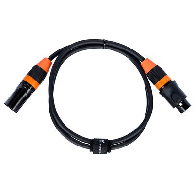 Stairville PDC5CC IP65 DMX Cable 1m 5pin Naranja Stairville PDC5CC IP65 DMX Cable 1m 5pin Naranja