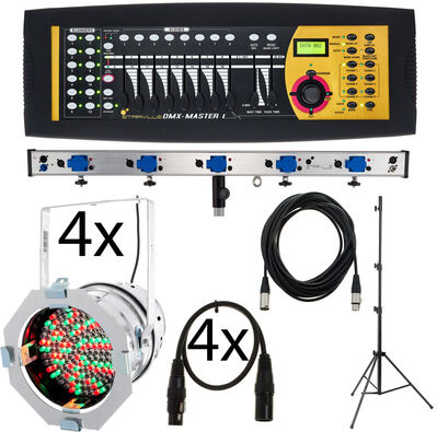 Stairville Mobile Artist Bundle RGBW Silb Stairville Mobile Artist Bundle RGBW Silb