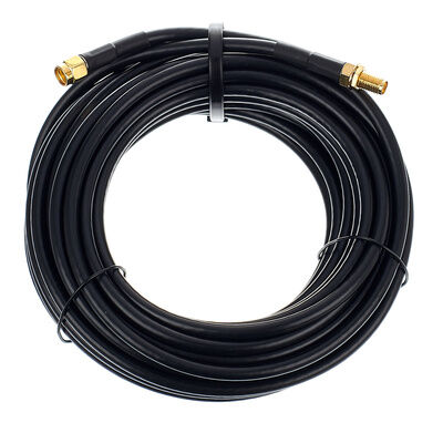 pro snake RP-SMA Antenna Cable 10m Negro