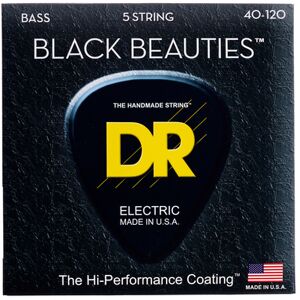 DR Strings Black Beauties BKB5-40