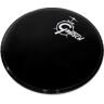 18" Bass Drum Head Black /Logo Negro con el logotipo de Gretsch