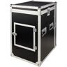 Flyht Pro L-Rack 14U/10U Profi SF Revestimiento en negro