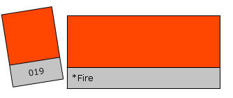 Lee Filter Roll 019 Fire Fire