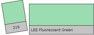 Lee Filter Roll 219 Fluor. Green