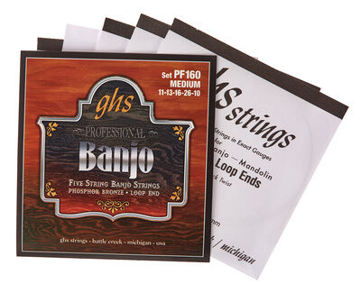 GHS PF160 5-String Banjo Set