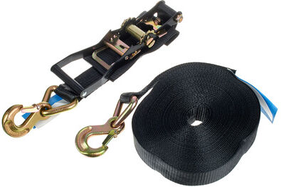 Stairville Ratchet Hook Strap 50mm x16m T Negro